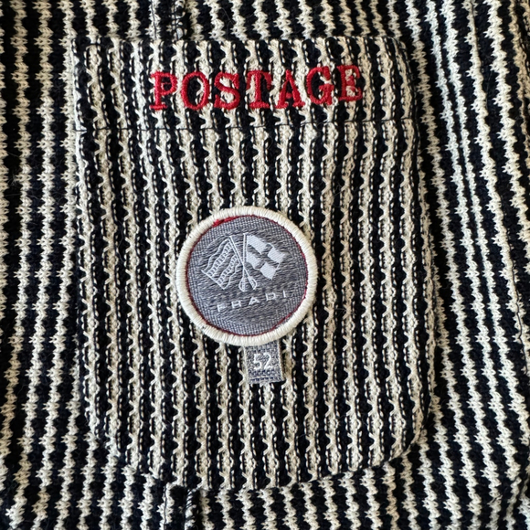 Men's Fradi Postage Black White Stretch Cardigan Blazer - 52 42 - Made in Italy - Picture 9 of 12